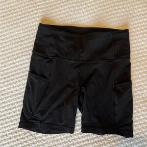 Lululemon Women's Black Biker Shorts